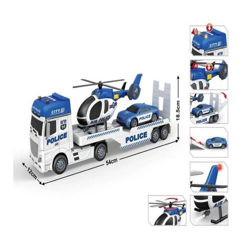 Ittl kamion tegljač police helikopter i auto ( 410101 ) Cene