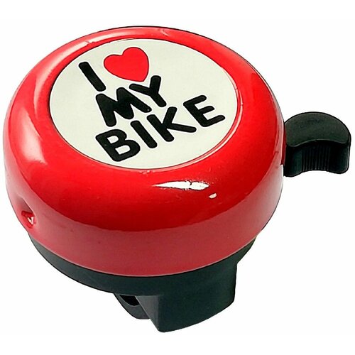 zvono i love my bike crvena Slike