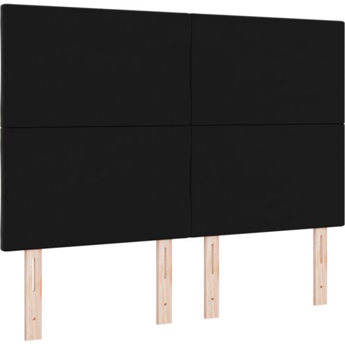  LED uzglavlje dizajn dijamant blokova crno 144 cm bar&amp;scaron;un Slike