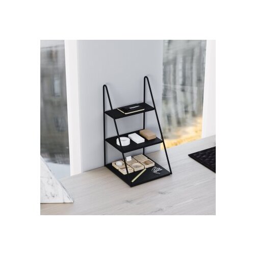 Wallxpert stalak za nakit 16x30,5x17cm, crni Slike