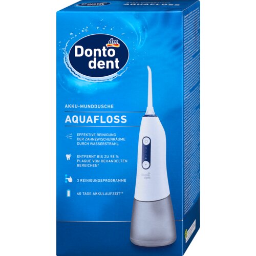Dontodent AQUAFLOSS električni irigator za usta, model: K1691S 1 kom Cene