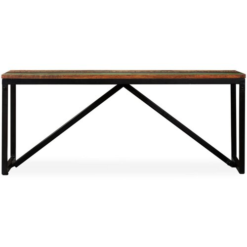  Klupa od masivnog obnovljenog drva 110 x 35 x 45 cm Slike