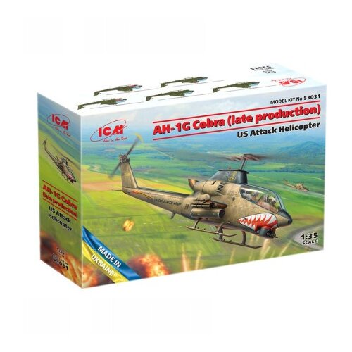 ICM model kit aircraft - AH-1G cobra (late production) us attack helicopter 1:35 ( 060947 ) Cene