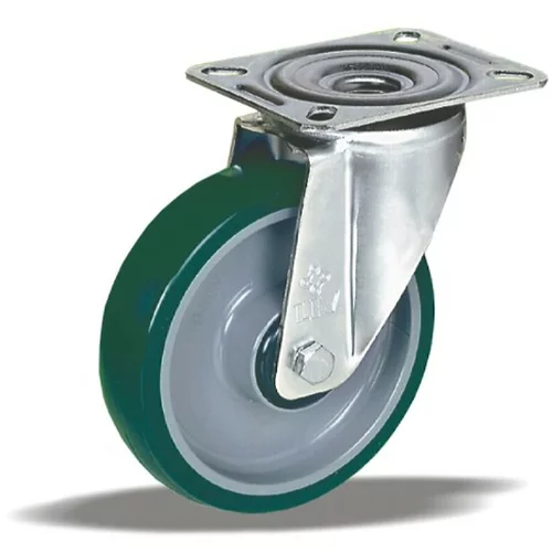 Liv zakretni kotač za transportna kolica (Promjer kotačića: 125 mm, Nosivost: 200 kg, Kuglični ležaj)