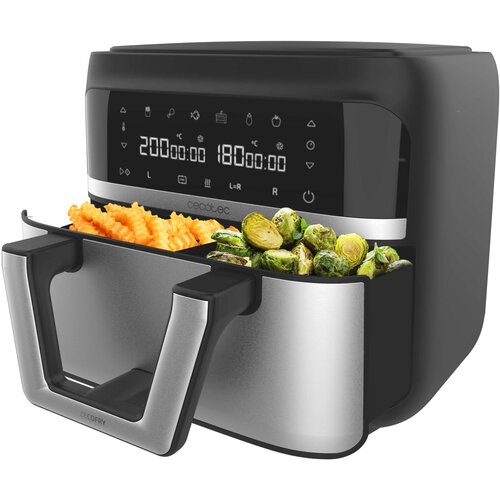 Cecotec Cvrtnik na vroč zrak Cecofry Dual 9000 9L, 2850W, na dotik, (5000118739) Cene