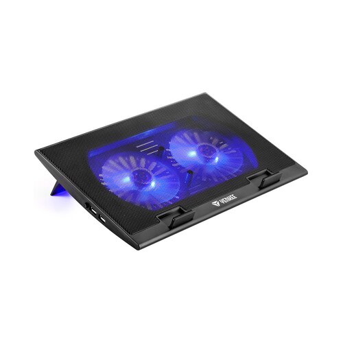 Yenkee postolje za hlađenje laptopa do 17 YSN 120, LED laptop hladnjak Slike