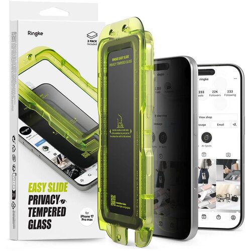 Ringke EASY SLIDE 2-PAKET ZASEBNOSTI ZA IPHONE 17 PRO MAX ZA&amp;Scaron;ČITA, (5000334126) Slike