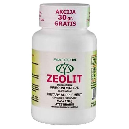 Faktor M Zeolit u prahu, 170+30g gratis Slike