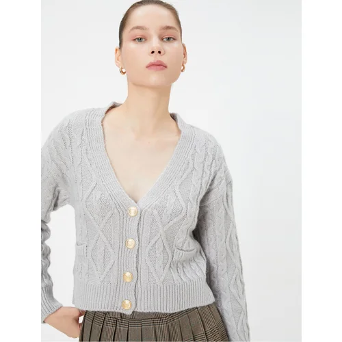 Koton Women's Gray Cardigan