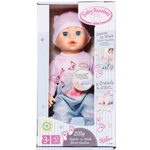 Zapf Baby ANNABELL punčka Lilly, ki se uči hoditi, 43cm, 709 Cene