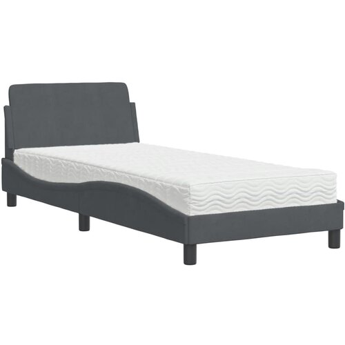  Krevet s madracem Dover tamnosivi 90x190 cm bar&amp;scaron;unasti Slike