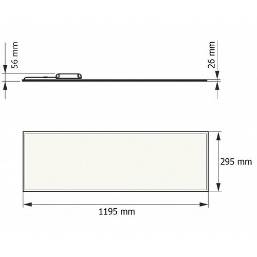 Bb Link UGRADNI LED PANEL 36W CCT 1200x300 BACKLITE Cene