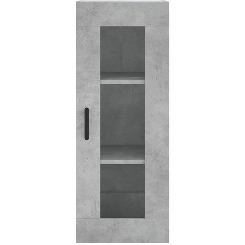  Visoka komoda siva betona 34,5x34x180 cm od konstruiranog drva Slike