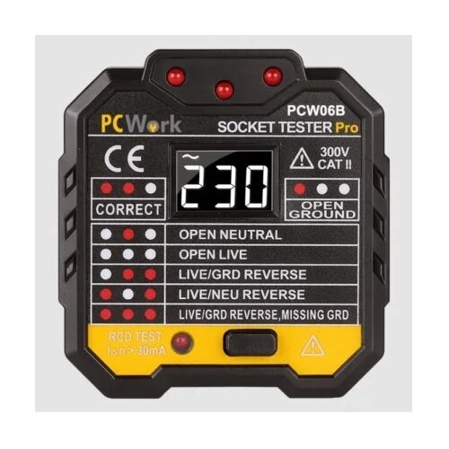  PCWork Tester Uticnice Cat II 300V 7 Vrsta Testova Cijene