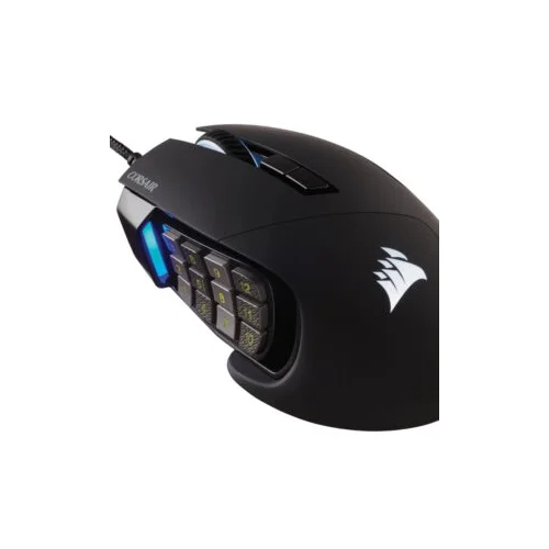 Corsair SCIMITAR RGB ELITEOptical MOBA/MMO Gaming MouseWired, 17 programmable buttons,18000 DPI