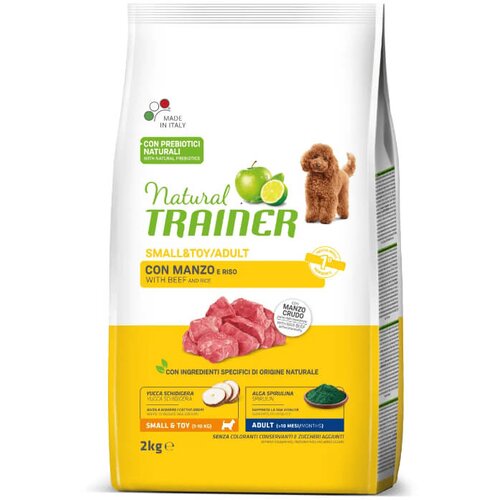 Natural trainer Adult Small - govedina in riž 3 x 2 kg Cene