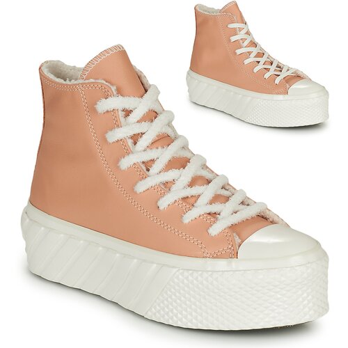 Converse chuck taylor all star lift 2X cozy tones hi bež Slike