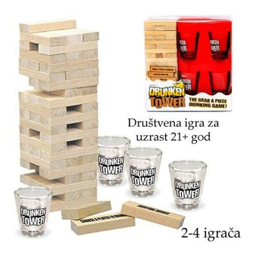  Društvena igra drunken tower ( 383906 ) Cene