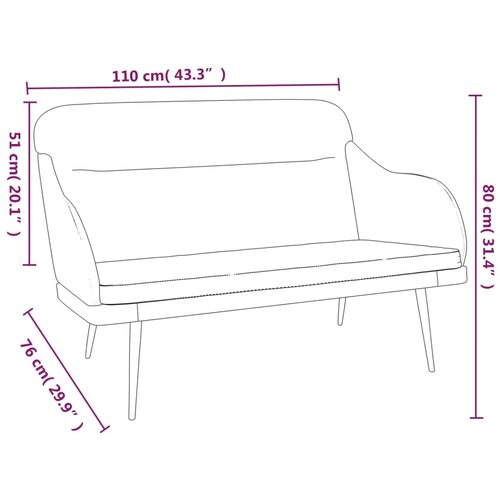  Klupa svjetlosiva 110 x 76 x 80 cm bar&amp;scaron;unasta Slike
