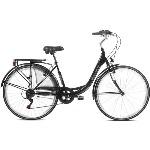 Capriolo tour-diana city 28&amp;#039;&amp;#039;/6HT crno-beli ženski bicikl Slike