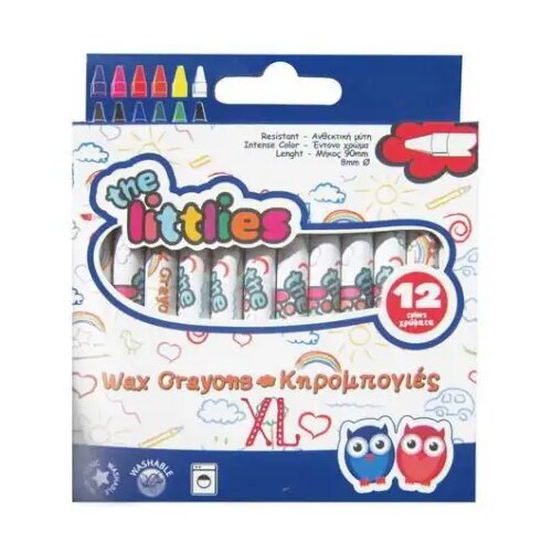 Luna The Littlies: XL 12-delni komplet barvnih voščenk Cene