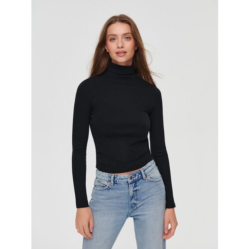 House - Bluza s visokim ovratnikom - Crna Cijene