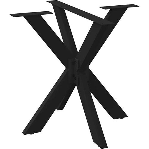 VidaXL Noge blagovaonskog stola u obliku pauka crne 85x85x(72-73) cm čelik Slike