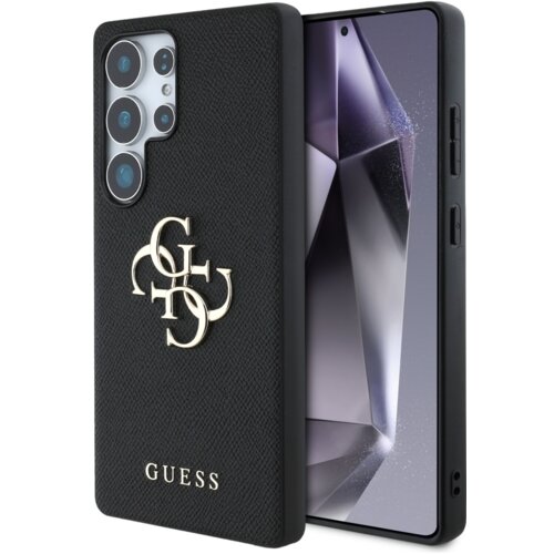 Guess GUHCS25LPGT4MBK ovitek za Samsung Galaxy S25 Ultra 5G - Grained - črn Cene