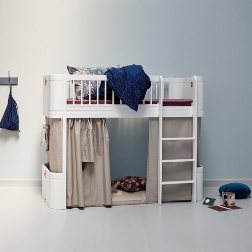 Oliver Furniture&amp;reg; zavesa za nadstropno posteljico mini+ low loft bed nature Slike