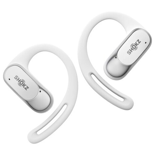 Shokz OpenFit Air, weiss Headset Wireless Ear-hook Calls/Music/Sport/Everyday Bluetooth White Slike