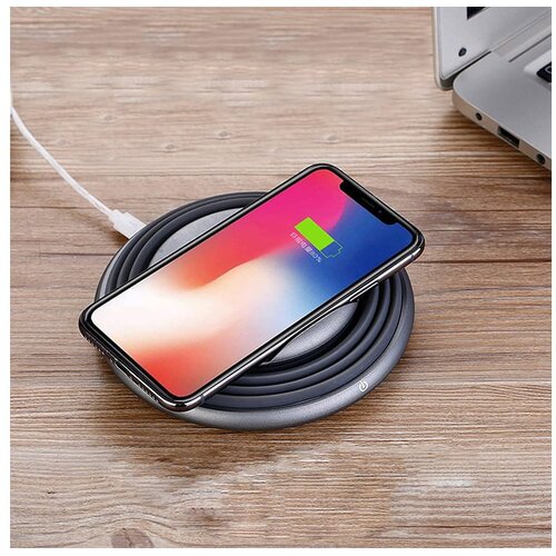  Slikonski zložljiv brezžični indukcijski polnilec 10W USB Qi Fast Slike