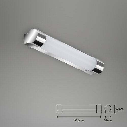 BRILONER 2051-018 - LED osvetljenje za kupatilsko ogledalo LED/8W/230V IP44 Slike