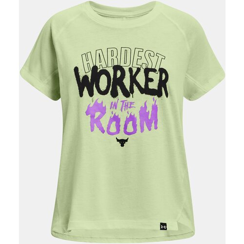 Under Armour T-shirt UA PJT ROCK HWITR SS-GRN - Girls Slike