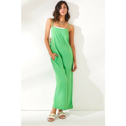 Olalook Jumpsuit - Green - Relaxed fit Slike