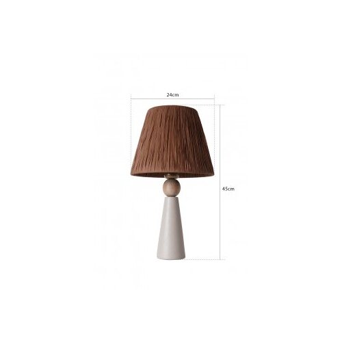 Opviq YL573 Stona lampa, smeđe-bijela Slike