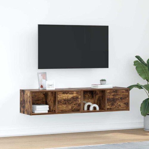 vidaXL TV ormarići 2 kom boja dimljenog hrasta 60x31x25,5 cm drveni Cijene