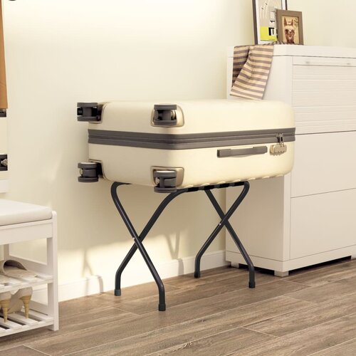  Stalak za prtljagu crni 56 x 40 x 49 cm Cijene