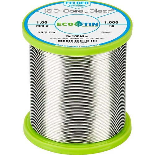  ISO-Core ''Clear'' Sn100Ni+ spajkalna palica tuljava Sn99\,25Cu0\,7Ni0\,05 1.000 kg 1 mm, (20428792) Cene