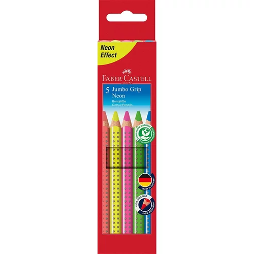  Barvice faber-castell jumbo grip neon 1/5 FABER-CASTELL