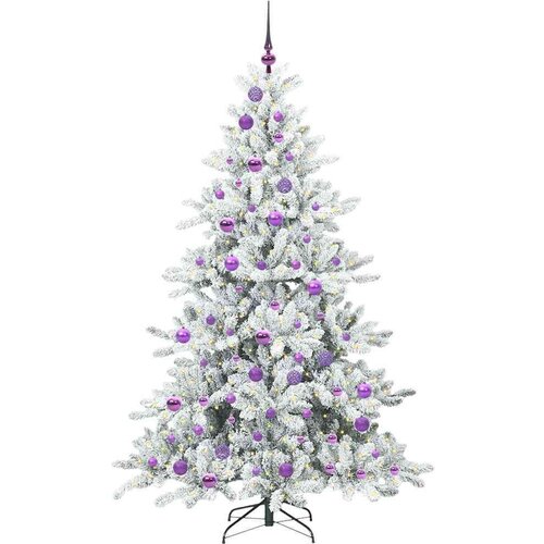  Umjetno božićno drvce s nogom with LEDs s stalakom 180cm PVC Slike