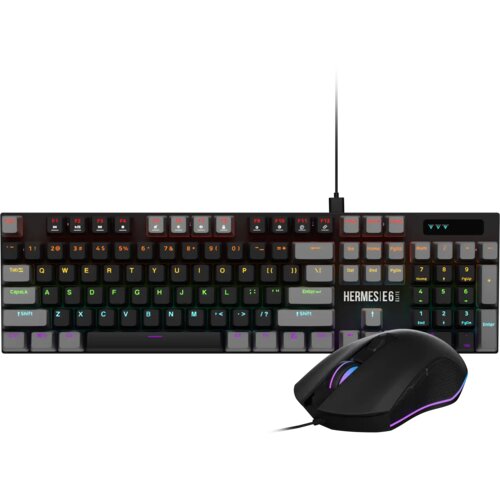 Gamdias Tastatura mehanička + mi&amp;scaron; Hermes E6 Elite Slike