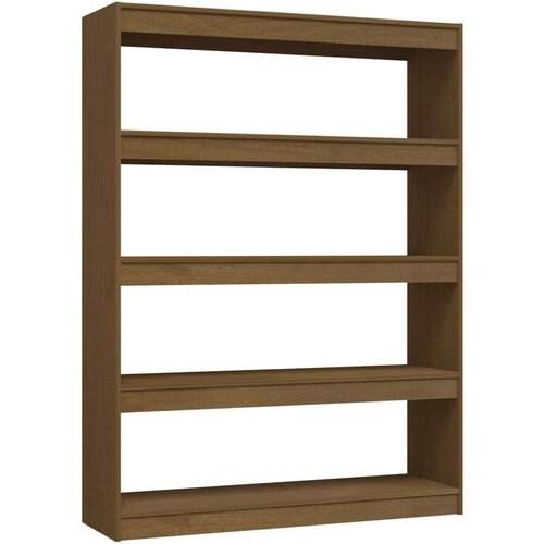 vidaXL Ormarić za knjige / pregrada boja meda 100x30x135,5 cm borovina Cijene