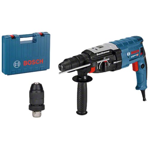 Bosch udarna bu&amp;scaron;ilica gbh 2-28 f (880 w, jačina pojedinog udarca: 3,2 j, broj udaraca: 0 /min - 4.000 /min) + bauhaus jamstvo 5 godina na uređaje na električni ili motorni pogon Slike