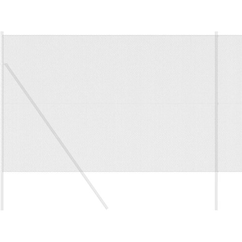 Heksagonalna ograda Siva 1,5 x 10 m PVC Slike