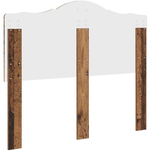  Uzglavlje s uzglavljem Staro drvo 135 cm Konstruirano drvo Slike