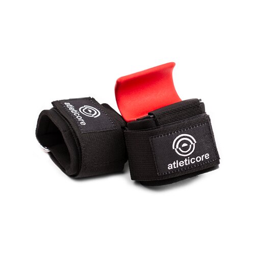 Atleticore weightlifting hooks, black/grey, (20702138) Cene