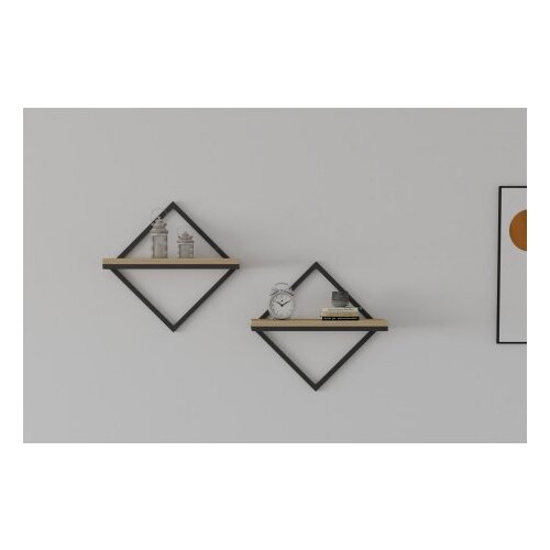 Hanah home Sezo - Sapphire Oak Sapphire Oak Wall Shelf Cene