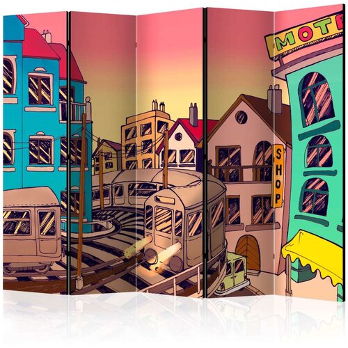  Paravan u 5 dijelova - Morning in a city II [Room Dividers] 225x172 Slike