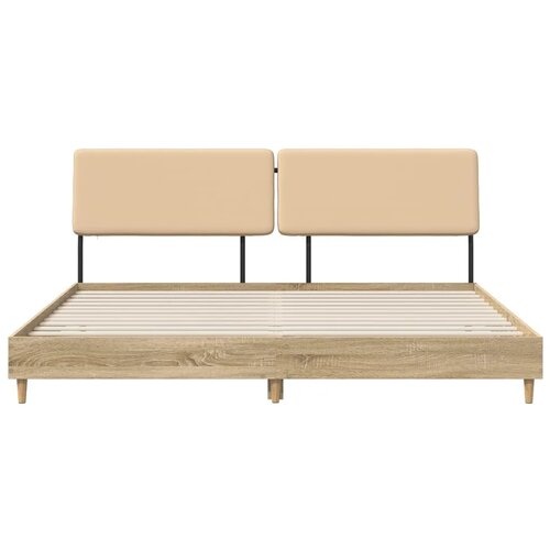  Bračni krevet s uzglavljem Sonoma hrast i krem 200 x 200 cm - Hrast sonoma 200 x 200 cm Slike
