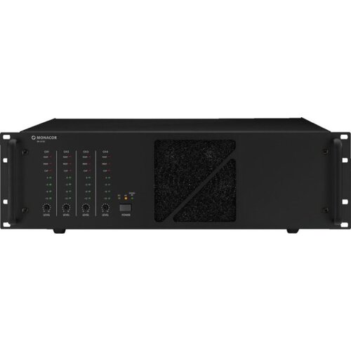 Monacor PA-4120, Ojačevalnik 4x120W /100V - - Audio-Kondric Cene